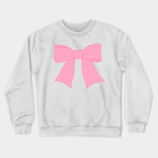 pink bow Crewneck Sweatshirt